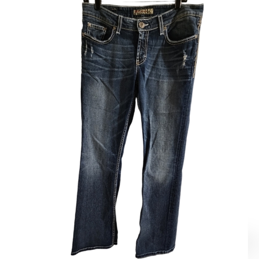 Bke Madison distressed‎ bootcut jean